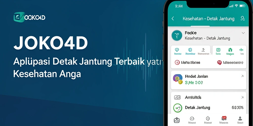 Antarmuka pengguna JOKO4D yang memudahkan pemantauan detak jantung.