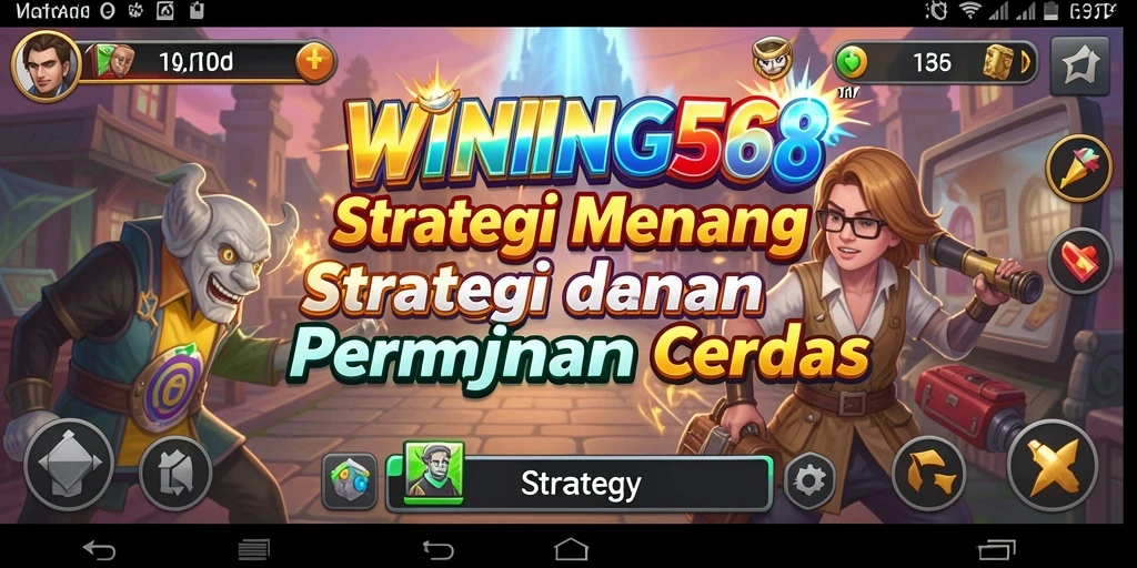 Tampilan antarmuka strategis WINNING568 yang memukau dan intuitif.